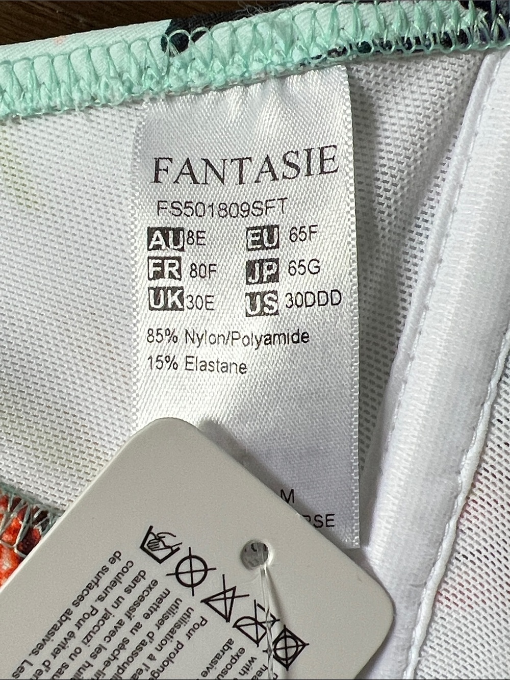 Fantasie Paradiso Underwire Twist Bandeau Bikini Top - Picture 8 of 9